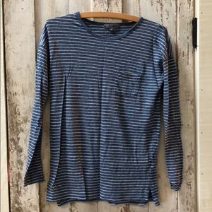 Vince striped pocket tee